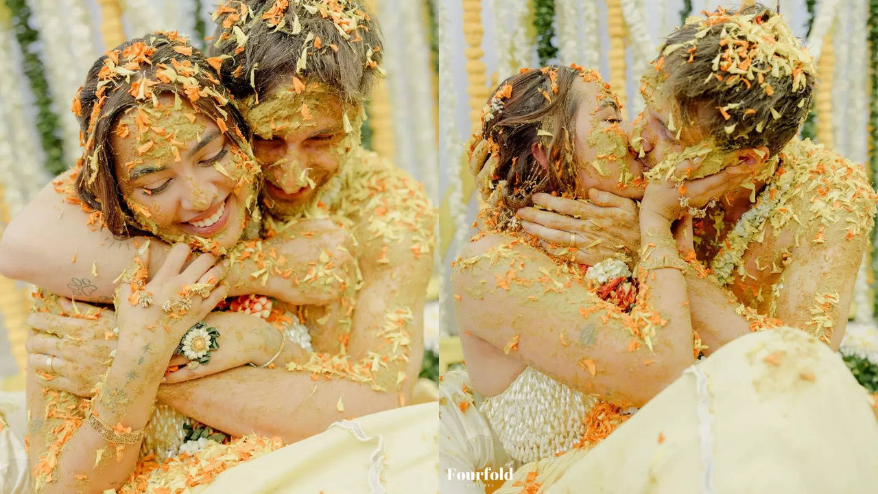 Aaliyah Kashyap And Shane Gregoire Lock Lips In Official Haldi Pics, Fans Are In Awe