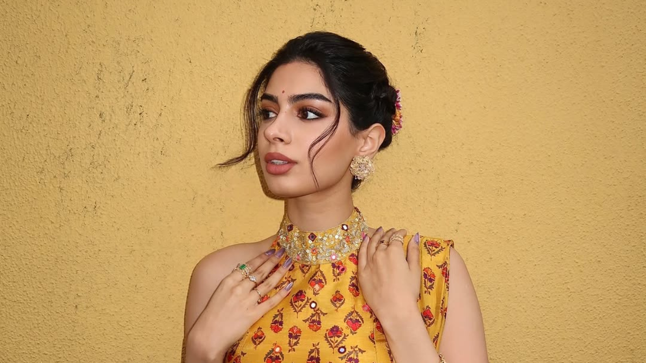 Decoding Khushi Kapoor's haldi look