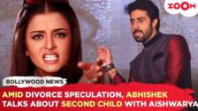 Amid divorce speculations, Abhishek Bachchan talks to Aishwarya Rai about second child
