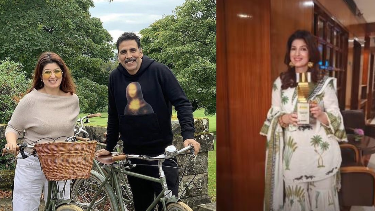 Akshay Kumar Gives Shoutout To ‘Trophy Wife’ Twinkle Khanna On Her Crossword Popular Choice Award Win. See Post