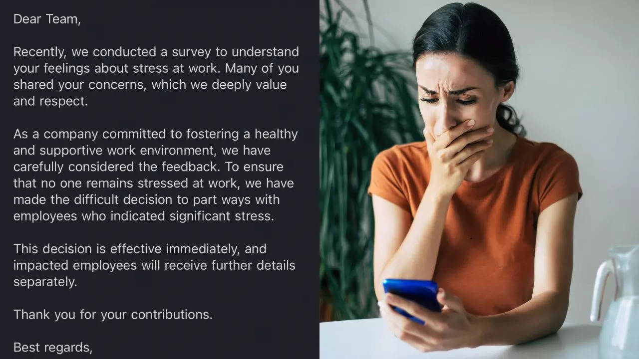 Startup Conducts Stress Survey And Then Fires Employees Who Reported They're Stressed At Work; How Fair Is It?