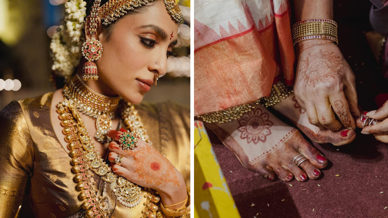 Sobhita Dhulipala's bridal mehendi