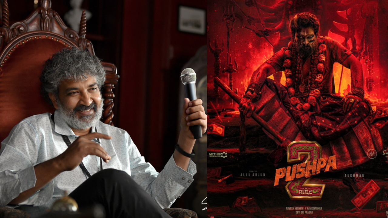 SS Rajamouli Watches Allu Arjun's Blockbuster Film Pushpa 2 In Theatres, Fans Can't Wait For His Review