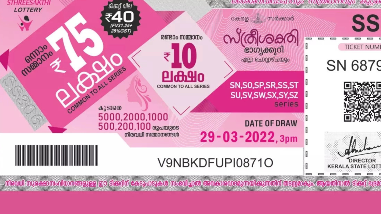 SS 445 Lottery Result - 10-12-2024