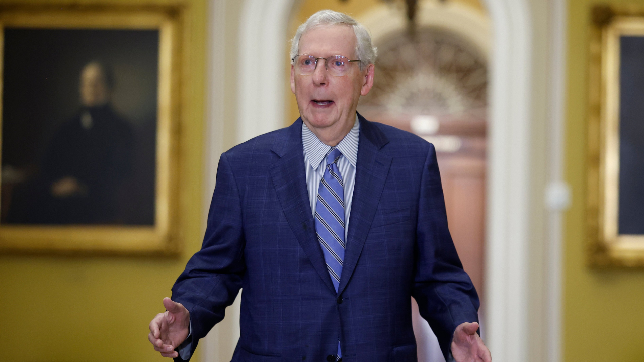 Mitch McConnell Falls