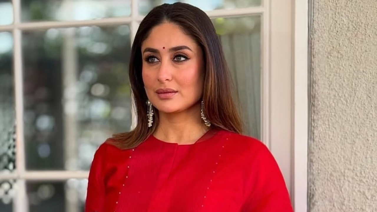 Kareena Kapoor in chanderi silk kurta