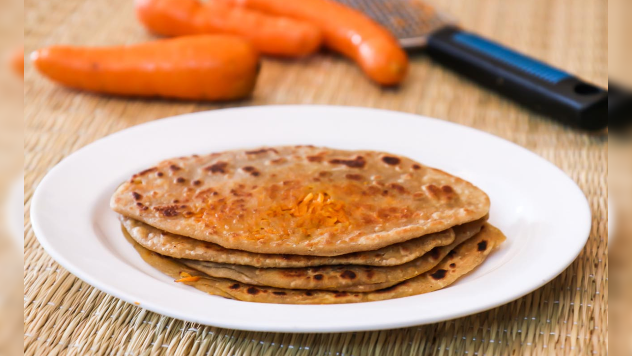 Ragi Gajar Paratha