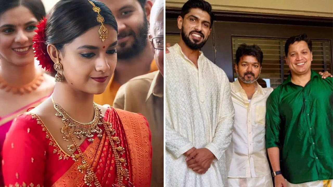  Keerthy Suresh Wedding: கோவாவில் நடைபெறும் கீர்த்தி சுரேஷ் திருமணத்தில் நண்பர்களுடன் பங்கேற்ற விஜய்.! 