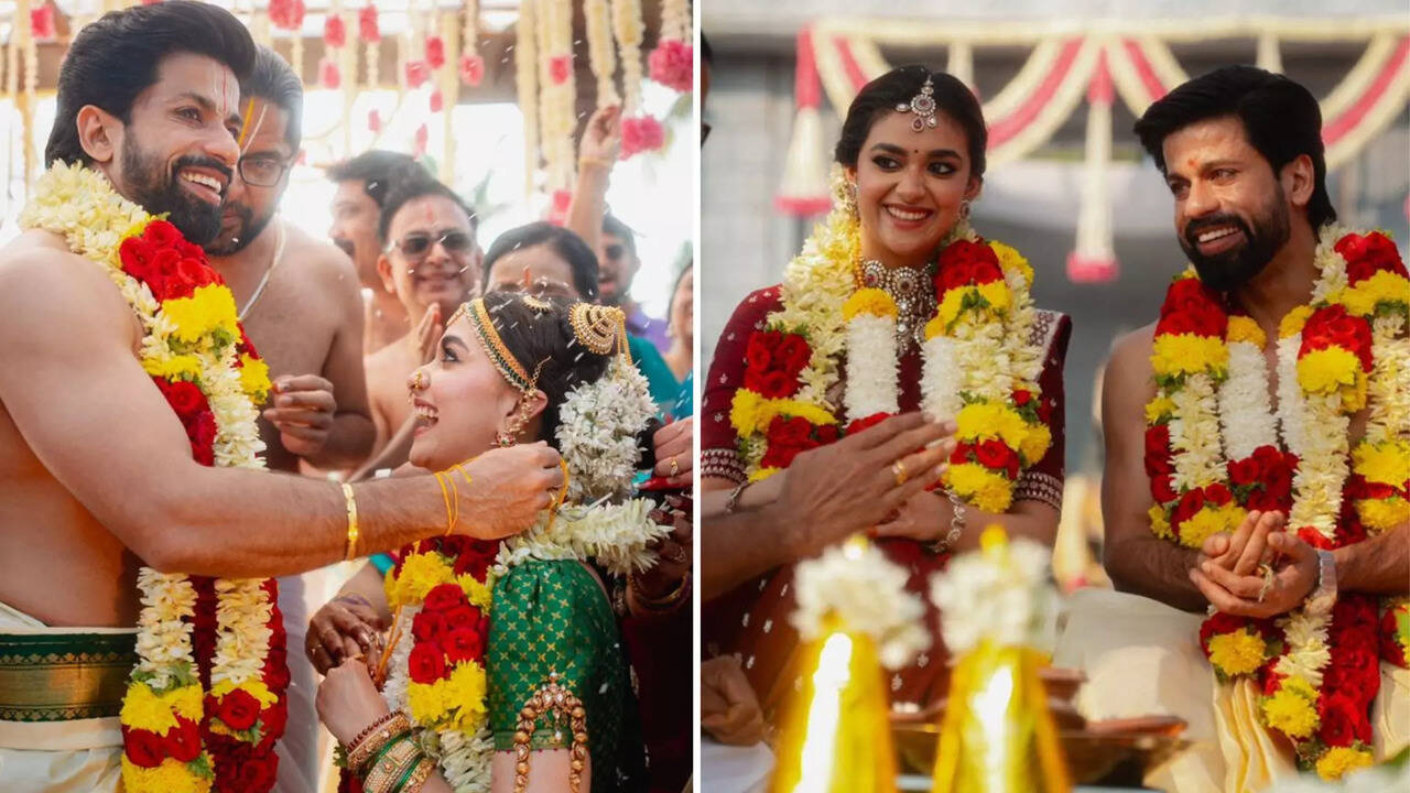 Keerthy Suresh Wedding Pics: கீர்த்தி சுரேஷ் - ஆண்டனி தட்டில் அழகிய திருமண புகைப்படங்கள்! 