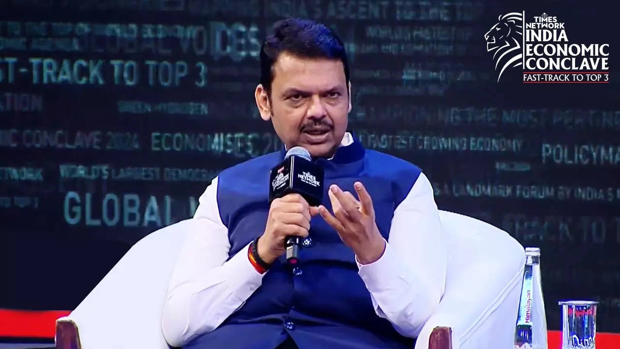 Maharashtra Chief Minister Devendra Fadnavis At IEC