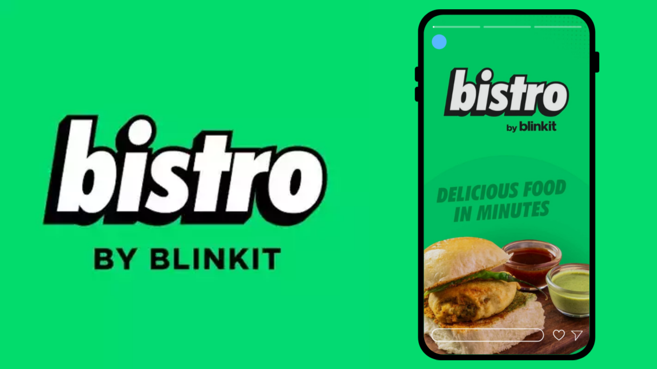 Zomato’s Blinkit Launches ‘Bistro’ to Compete in India’s 10-Minute Food Delivery Market