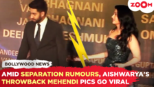 Despite rumors of separation from Abhishek Bachchan, old pictures of Aishwarya Rai's mehendi ceremony are going viral.