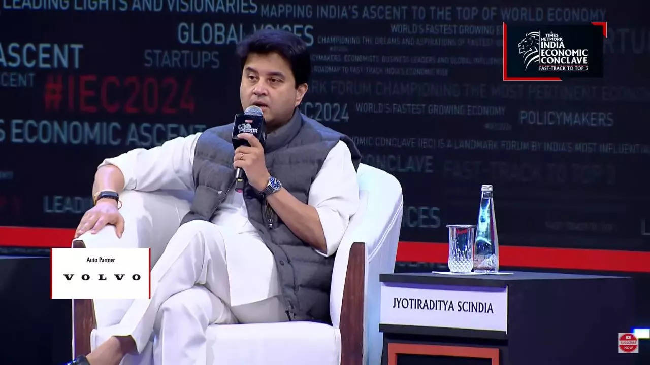 Jyotiraditya Scindia at IEC