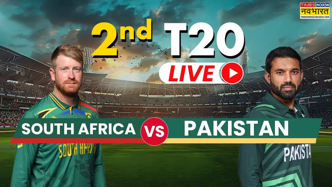 SA VS PAK 2nd T20I Live Score South Africa Aim To Chase Dauting Score Of 207 