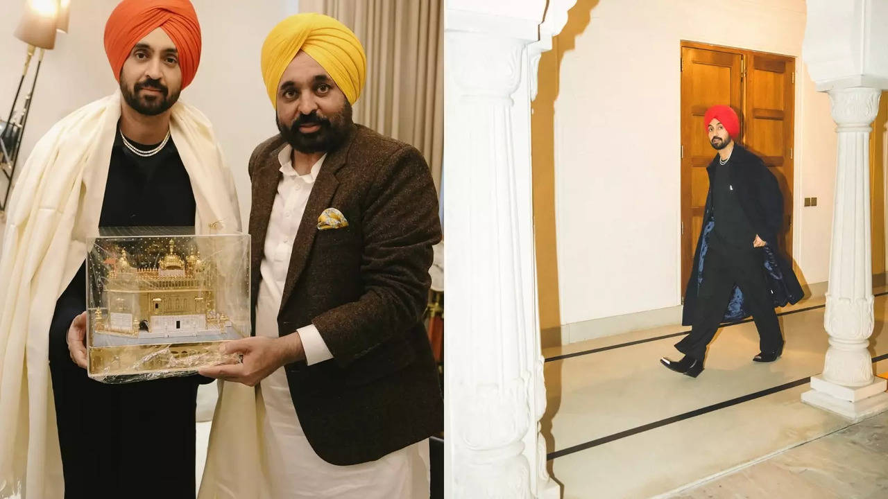 Diljit Dosanjh Meets Punjab CM Ahead Of Chandigarh Concert, Savour 'Bebey De Hathan Da Saag Te Maki Di Roti'