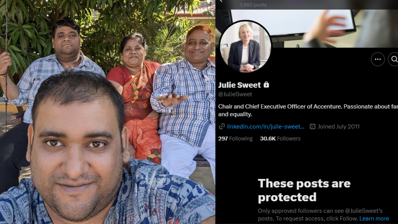 Accenture locks Julie Sweet's Twitter handle