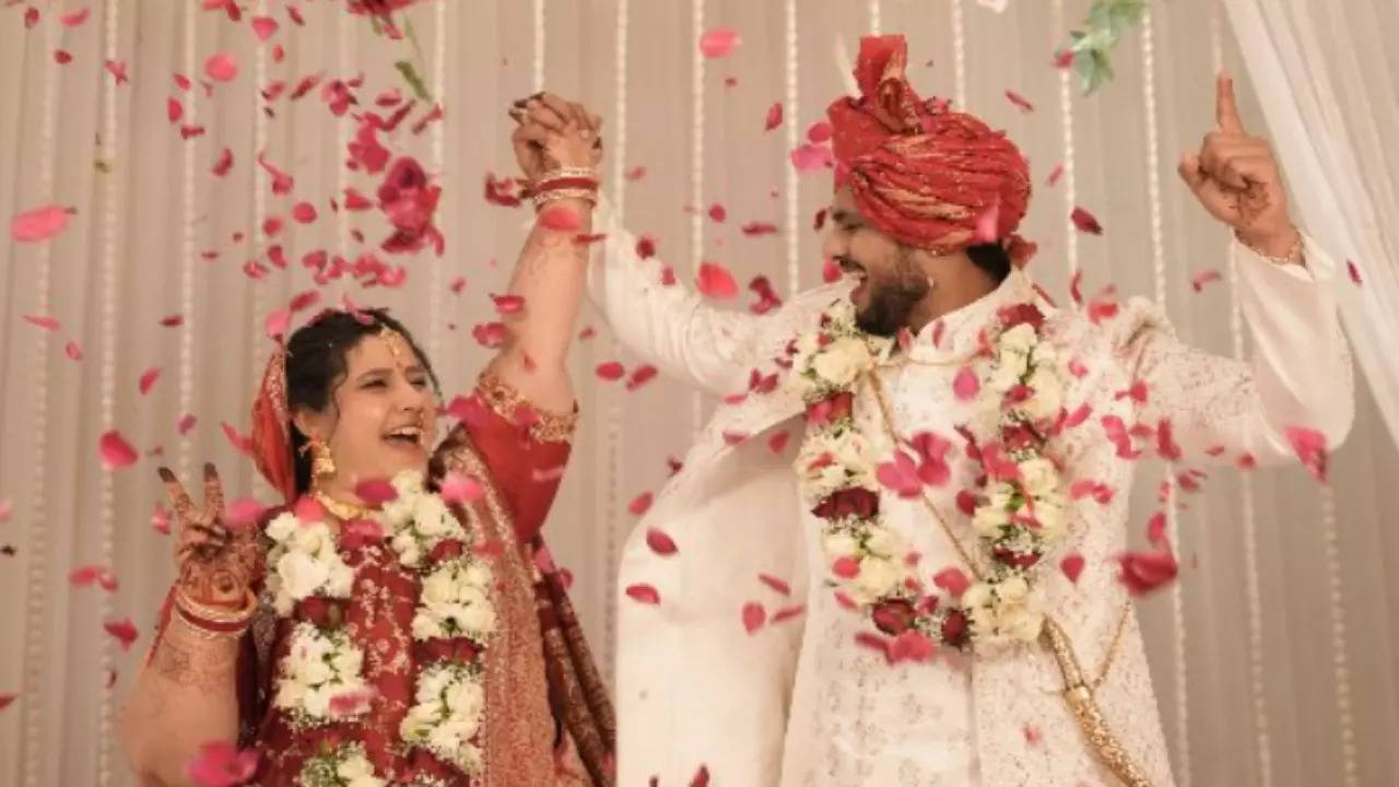 Karishma Ka Karishma Fame Jhanak Shukla Gets Married To Beau Swapnil Suryawanshi: My Mom Danced To Maahi Ve