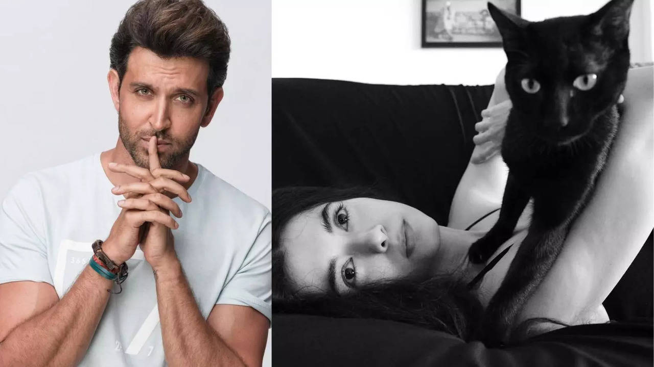 Hrithik Roshan Calls Saba Azad's Photo With Black Cat 'Love'