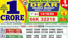 Nagaland Lottery Sambad Result Today Live 1 PM 17-12-2024 Dear Godavari Tuesday Rs 1 Crore First Prize