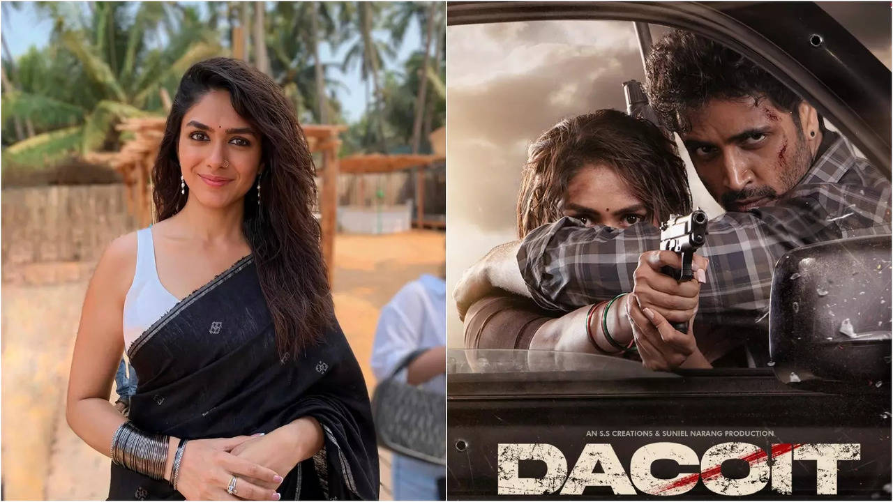 Dacoit: Is Mrunal Thakur Playing The Female Lead In Adivi Sesh's Film? Poster Drops Hint