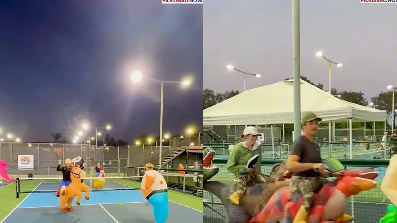 Pickleball Costume Party: Video Of Picklers In Different Dress Hard To Be Missed - Watch