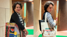 First Palestine then Bangladesh, what is happening with Priyanka Gandhi and her bag?