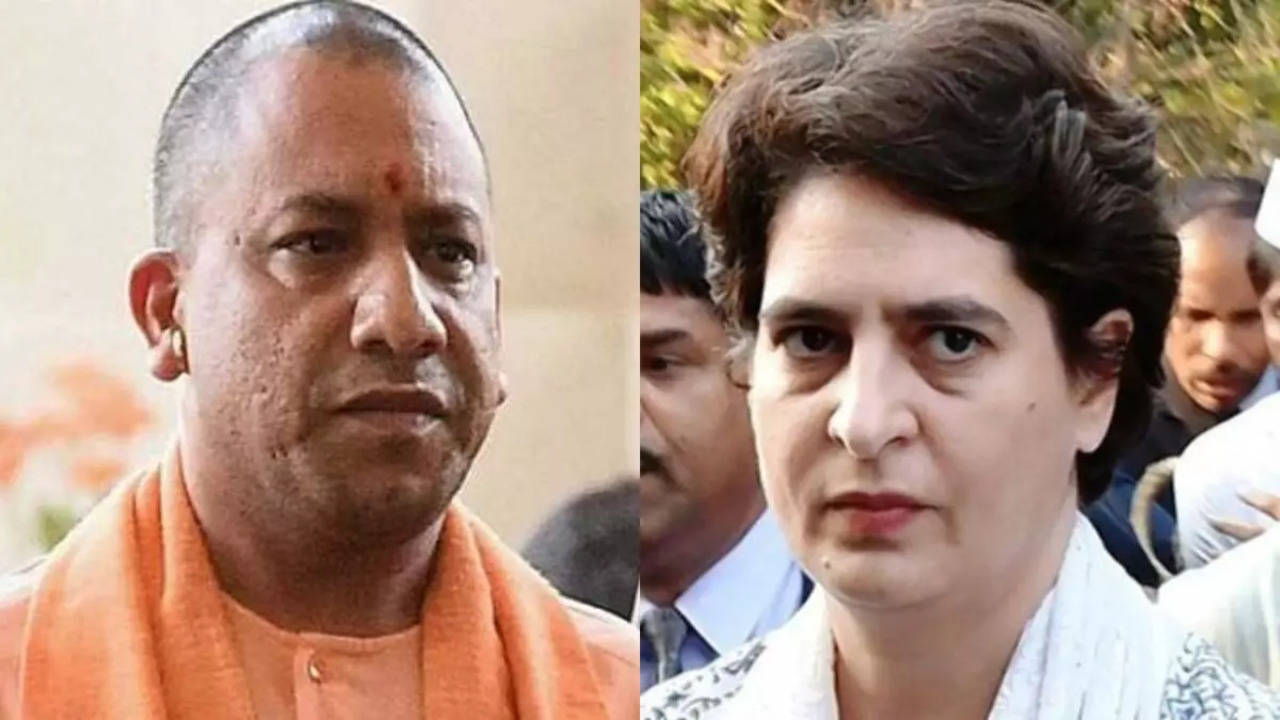 Yogi Adityanath Slammed Priyanka Gandhi for carrying Palestine bag to Parliament