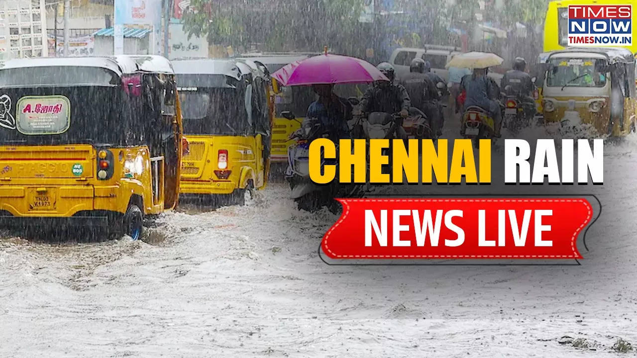 Chennai Rains News Live Updates  Moderate Rains Today and Tomorrow as Low-Pressure Area Nears Coast