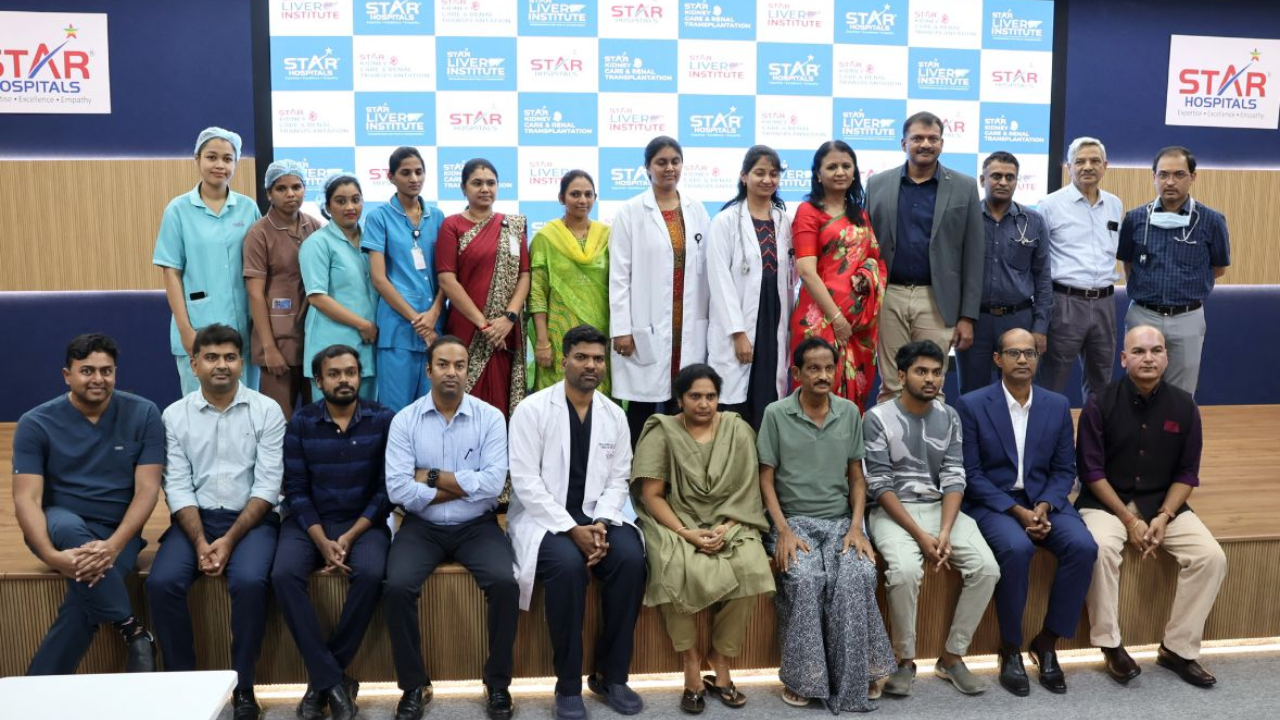 Star Hospitals Successfully Performs Simultaneous Liver And Kidney Transplant On 54-Year-Old Patient