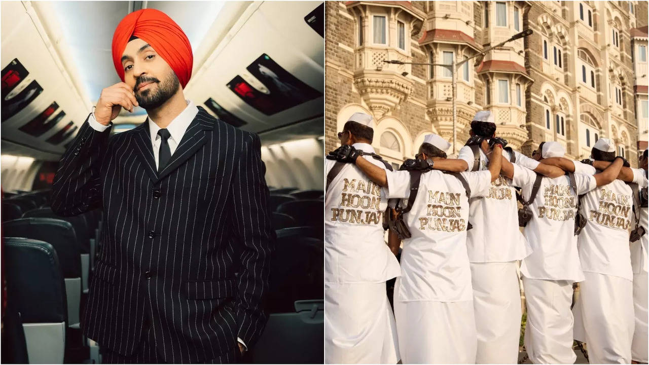 Diljit Dosanjh Says 'Punjabi Mumbai Madhye Aale Oye' As Dabbawalas Welcome Him Ahead Of Dil-Luminati Concert