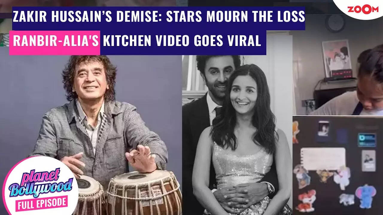 Zakir Hussain PASSES away: Bollywood stars pay Heartfelt tribute | Peek INSIDE Ranbir-Alia’s kitchen