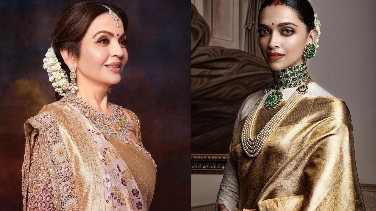 Nita Ambani Visits Bengaluru’s Iconic 600-Year-Old Saree Store, 'The House of Angadi'