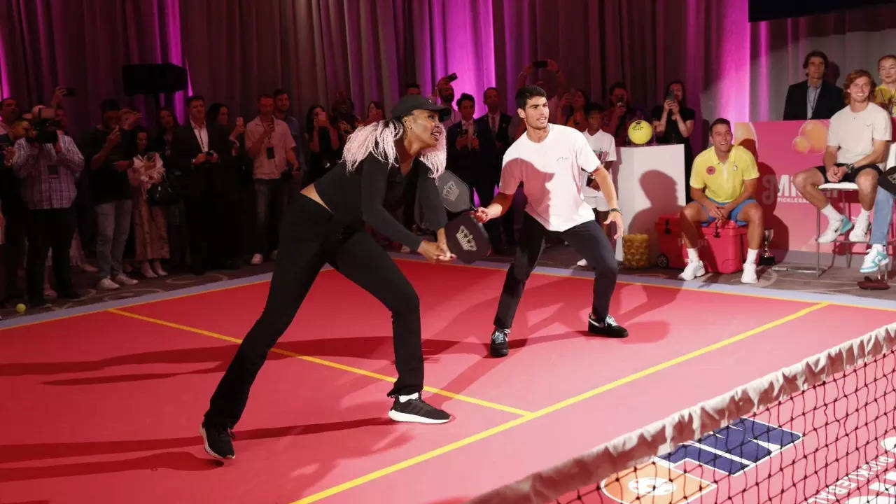 Carlos Alcaraz Teams Up With Venus Williams At Pickleball Exhibition Event, Video Goes Viral