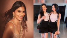 Suhana Khan's girl gang - Khushi Kapoor, Navya Nanda, Shanaya Kapoor spread their magic in saree