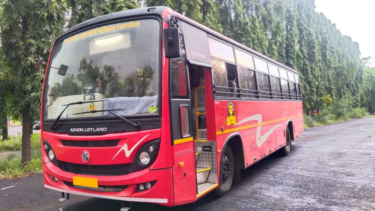 msrtc  new modern st buses