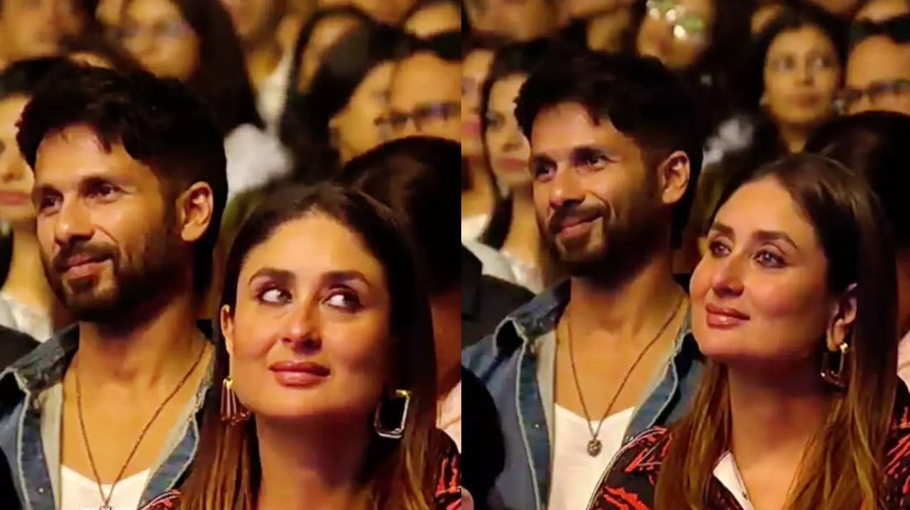 Jab We Met In Parallel Universe: Shahid Kapoor Sits Behind Kareena Kapoor At Ambani School Annual Day. PICS Go Viral