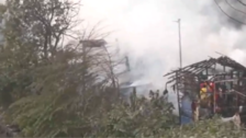 Major fire in Topsia slum of Kolkata, 15 tenders on the spot