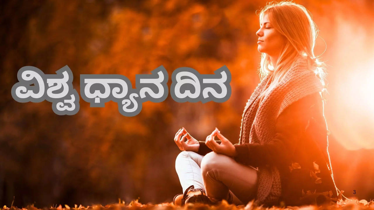 ವಿಶ್ವ ಧ್ಯಾನ ದಿನ (World Meditation Day 2024)