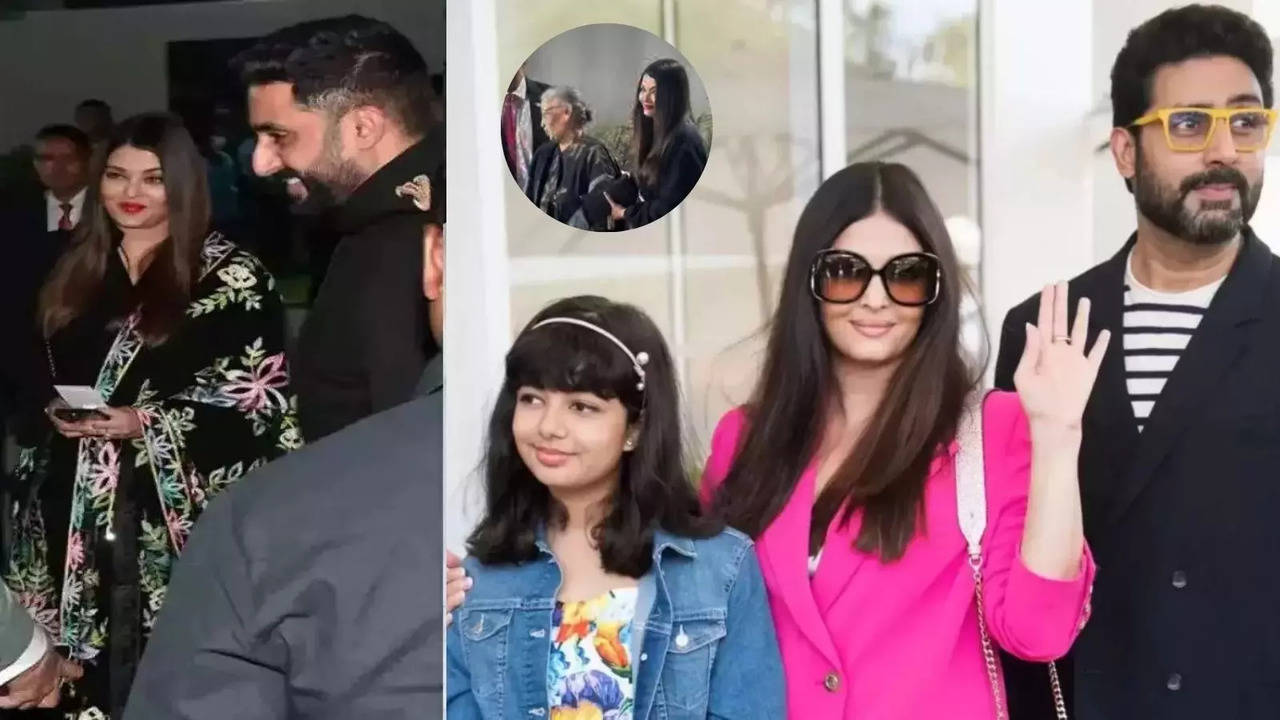 Abhishek-Aishwarya Attend Aaradhya's Annual Function Day 2, Bachchan Bahu's Video With Mom Goes Viral