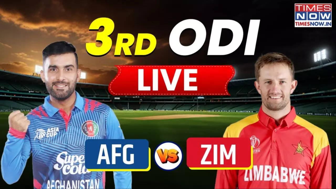 ZIM vs AFG LIVE Cricket Score Sikandar Raza Departs For 13 Zimbabwe Four Down