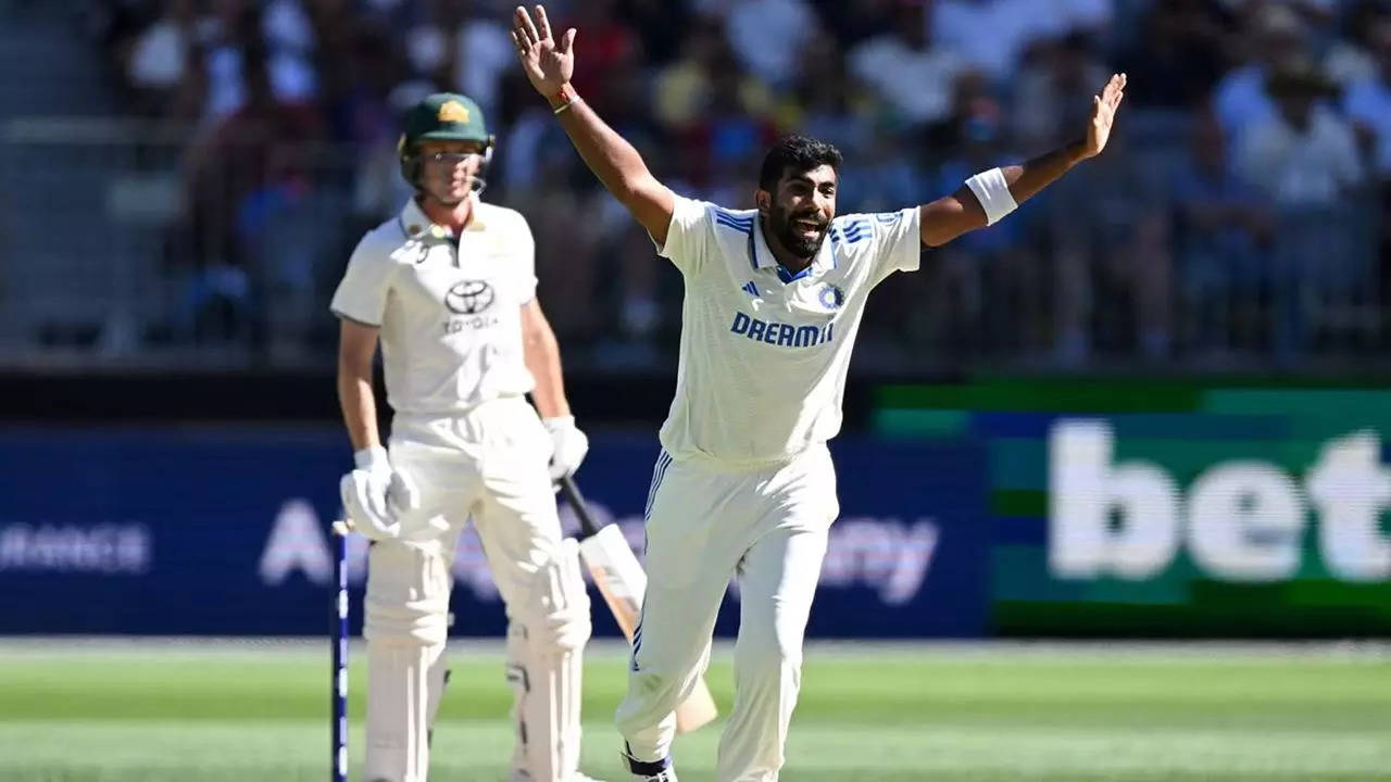 Jasprit Bumrah and Australia's Nathan McSweeney.  Read more at: https://www.deccanherald.com/sports/cricket/hope-i-can-throw-a-few-more-punches-at-jasprit-bumrah-at-gabba-nathan-mcsweeney-3313268