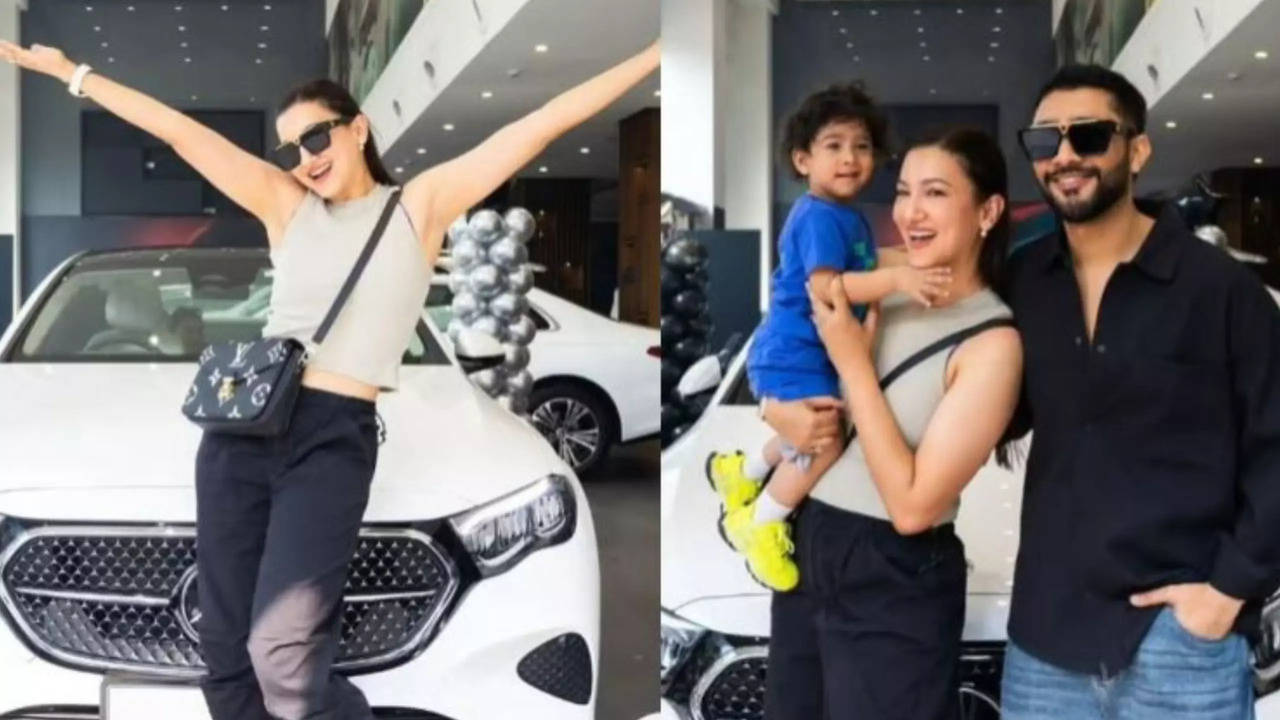 Gauahar Khan Buys Swanky Car Worth Nearly Rs 1 Crore, Celebrates With Zaid Darbar- Son Zehaan