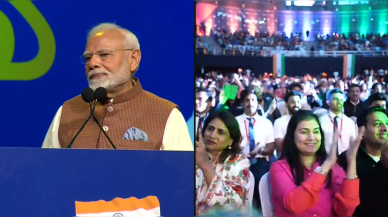 PM Modi addressed the community program 'Hala Modi' in Kuwait on Saturday