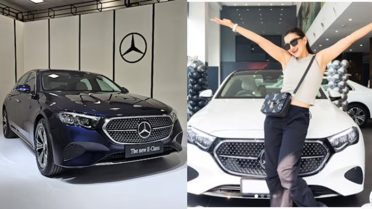 Gauahar Khan's Mercedes-Benz E-Class LWB