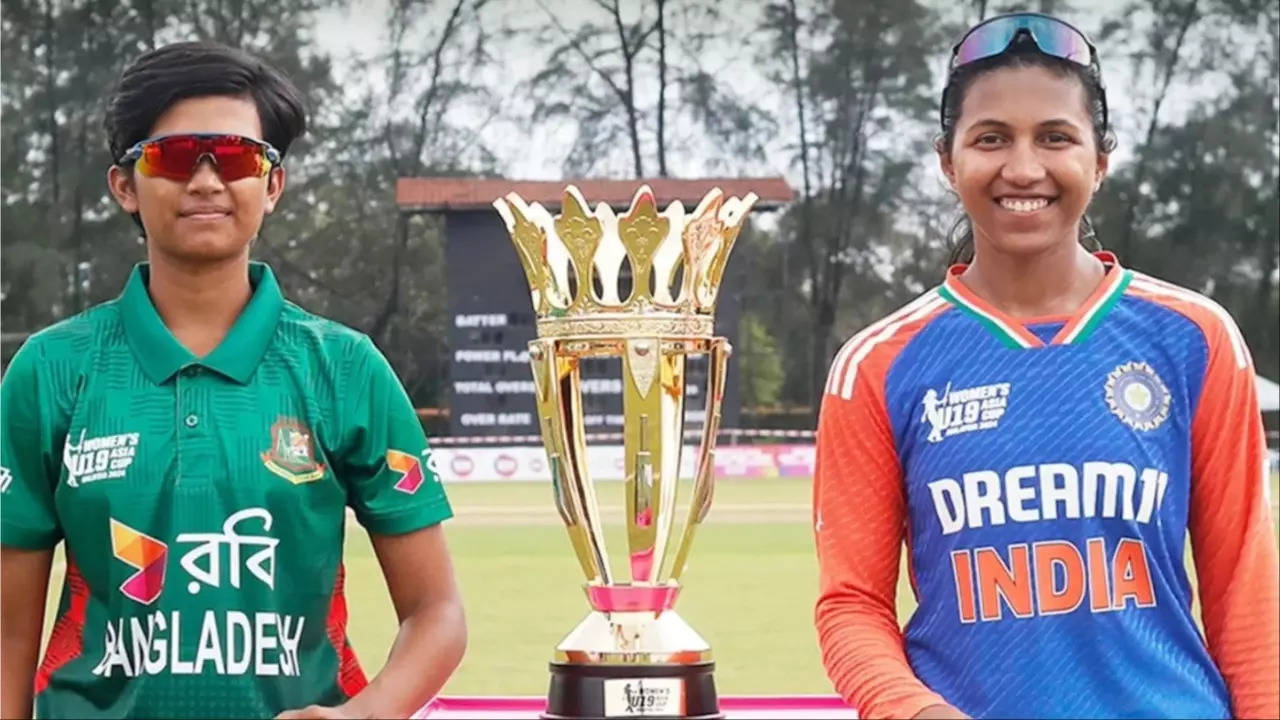 India vs Bangladesh U19 LIVE Score IND Thrash BAN By 41 Runs Lift Maiden Womens T20 Asia Cup Title