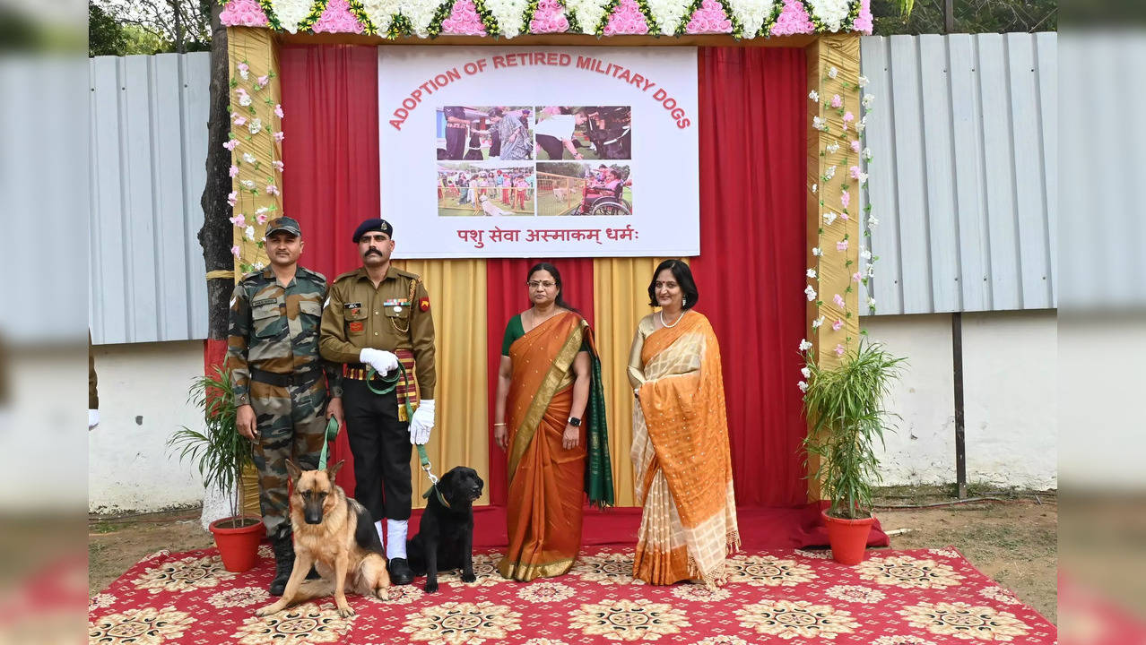 Indian Army’s Silent Warriors: A New Chapter for Retired Military Dogs