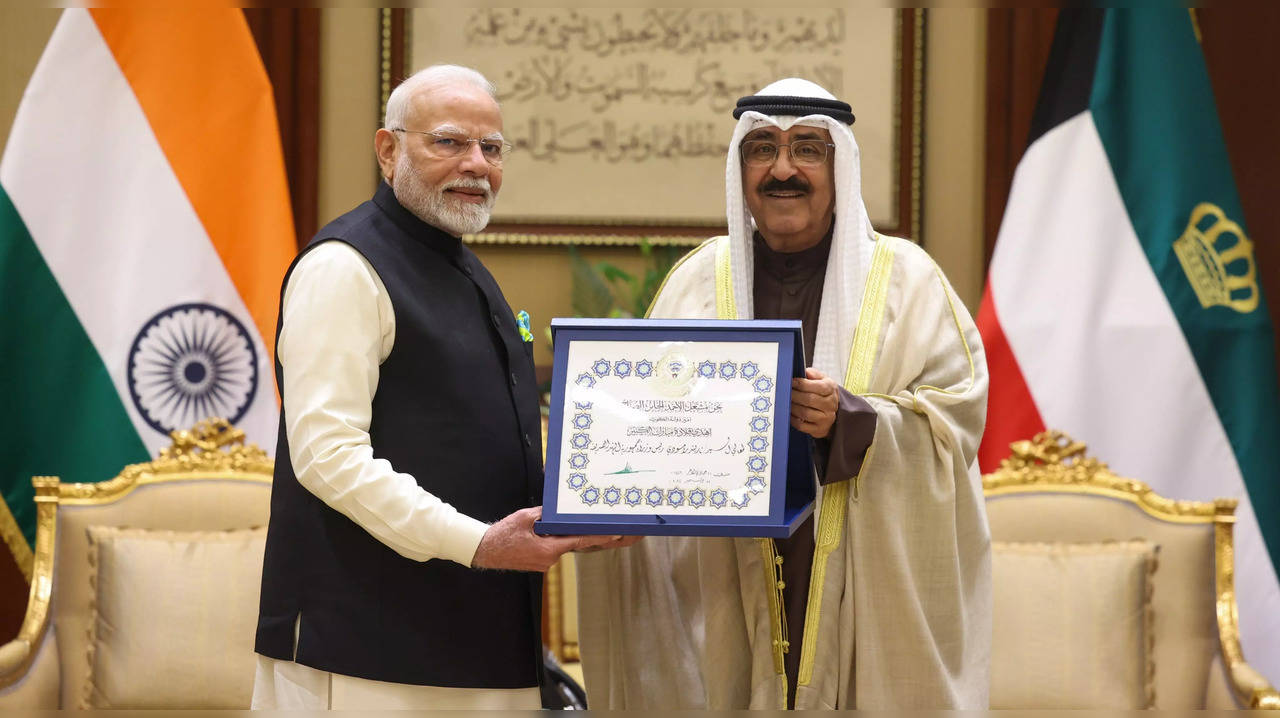 PM Modi was awarded 'The Order of Mubarak Al Kabeer' by Amir of Kuwait