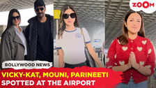 Katrina Kaif-Vicky Kaushal Parineeti Chopra Kartik Aaryan  others spotted at the airport