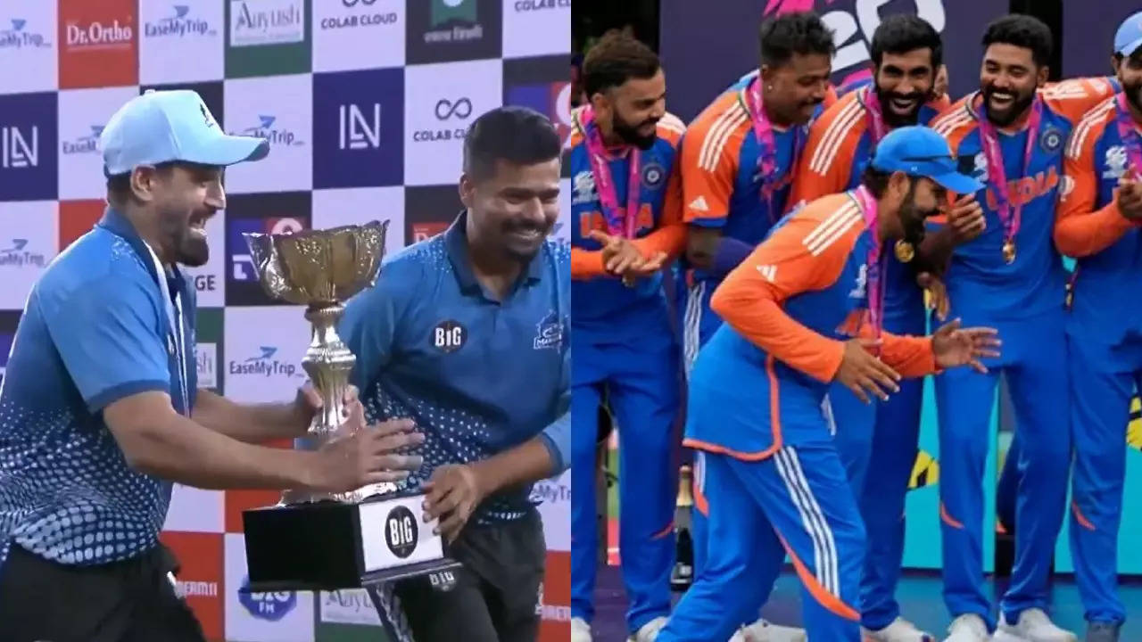 Irfan Pathan Recreates Rohit Sharma's Iconic T20 World Cup Walk After Winning Big Cricket League