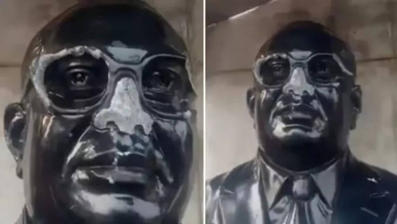 Ambedkar Statue Vandalised in Ahmedabad